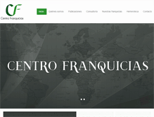 Tablet Screenshot of centrofranquicias.com
